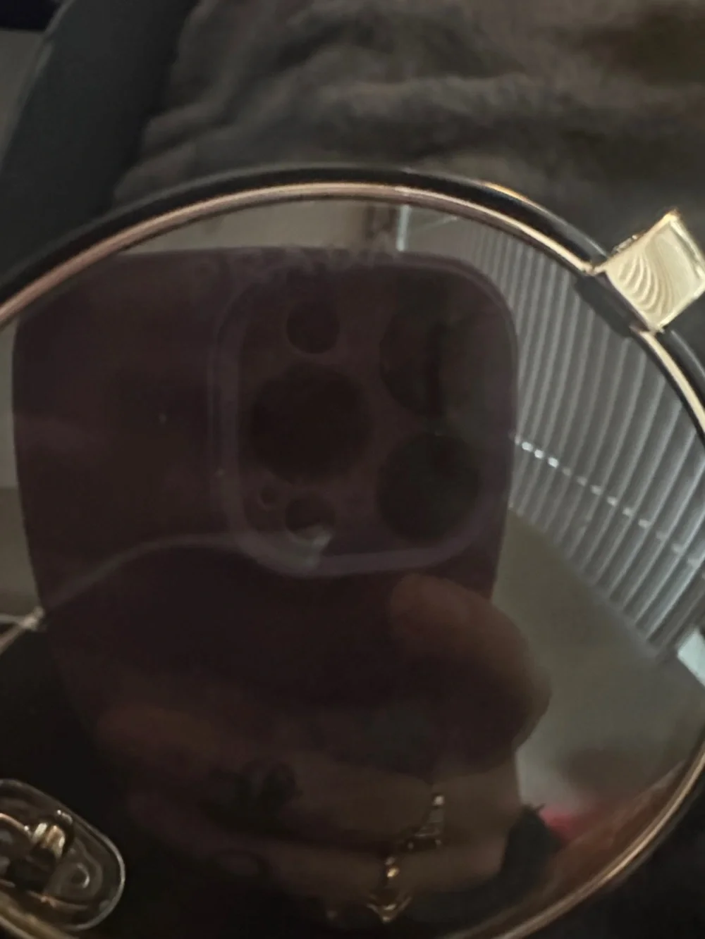 Prada Round Sunglasses - Gold Frame - Picture 6 of 7